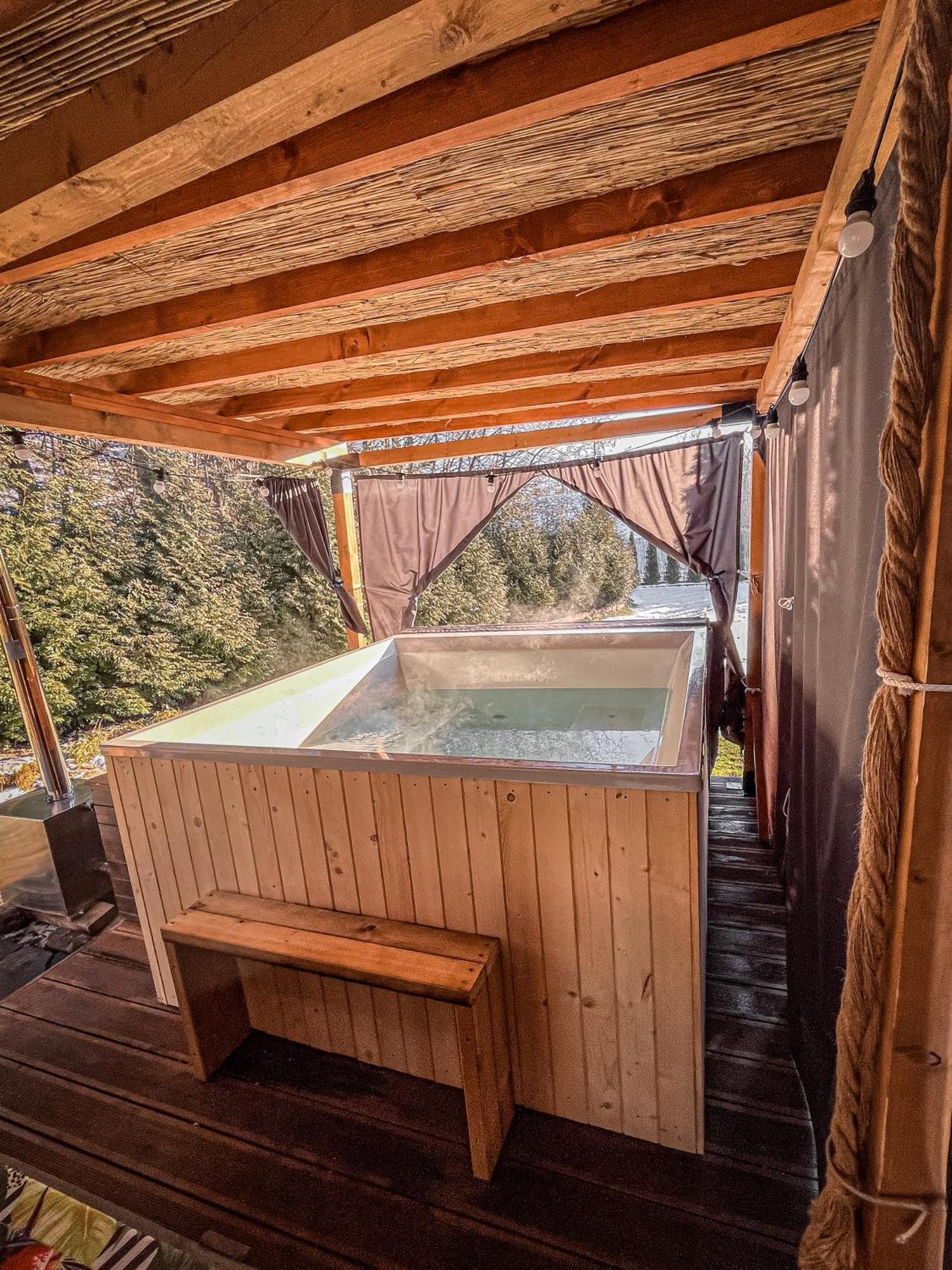 Aloha Glamp - Okragle Domki Przy Rzece - Balia I Sauna - Energylandia Zagornik Bagian luar foto